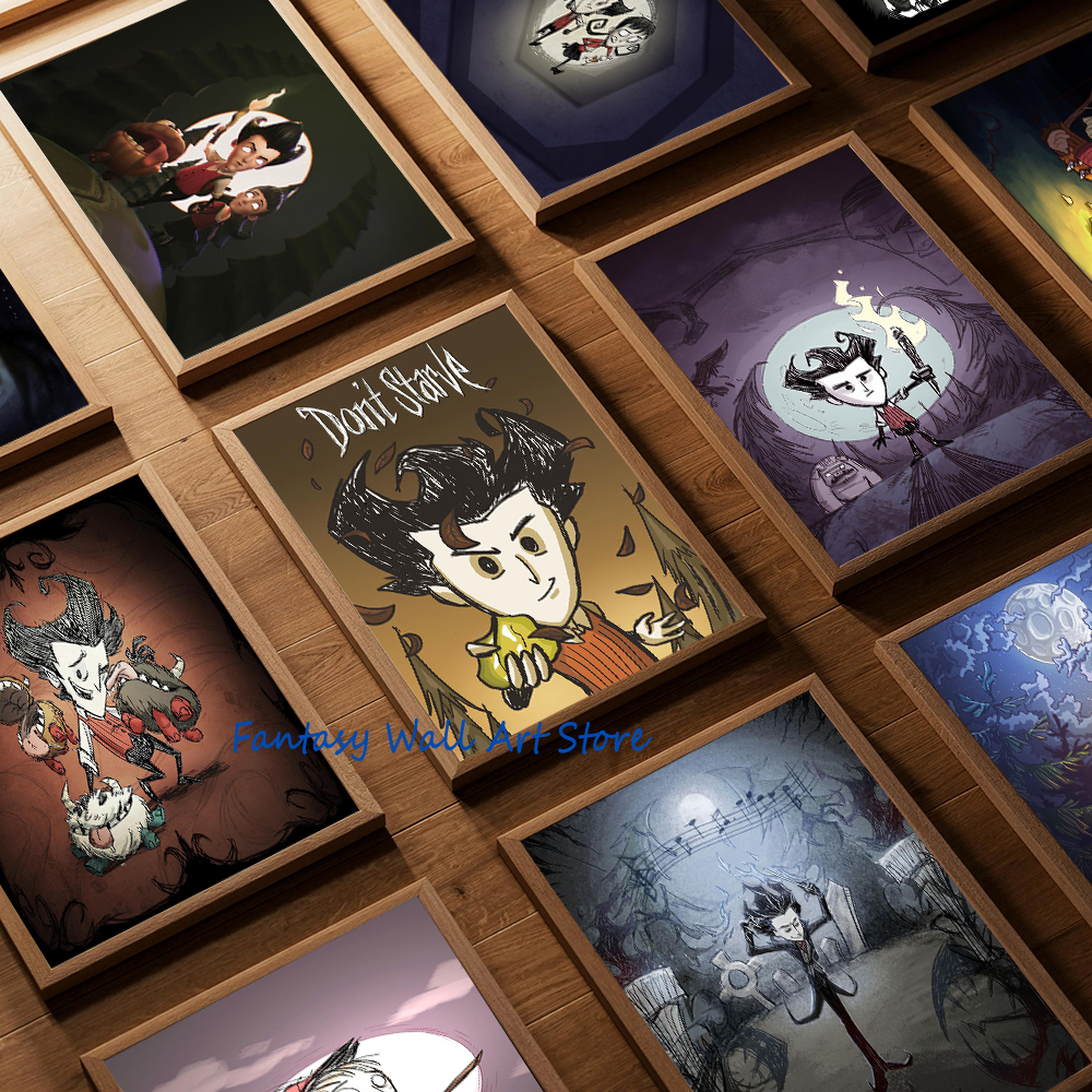 Home Decor Mobile Game - Don't Starve Gaming Poster Wilson Wall