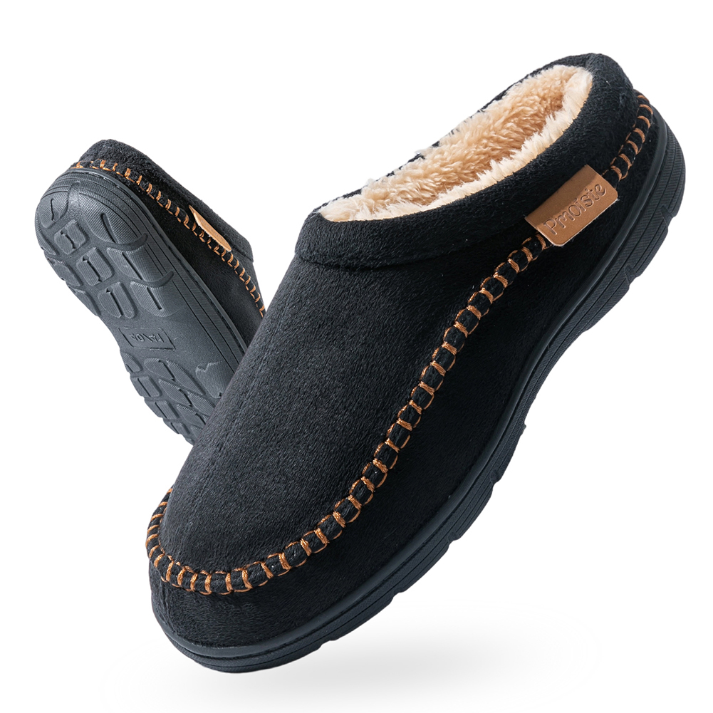 Home Decor Design Interior - Pmoiste Soft Faux Suede House Slippers