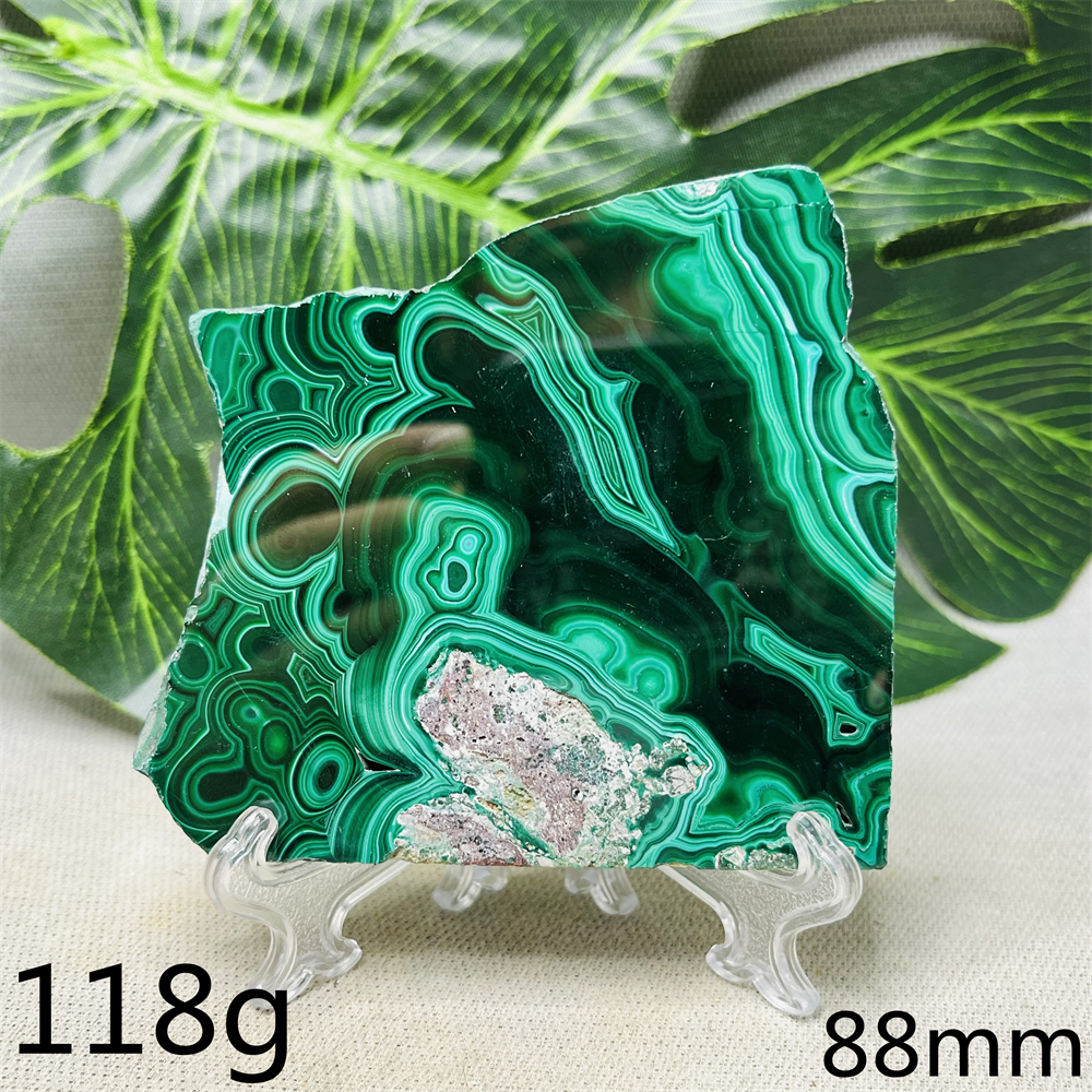 Home Decor Zambia - Zambia Gemstone Silicon Malachite Original Mineral