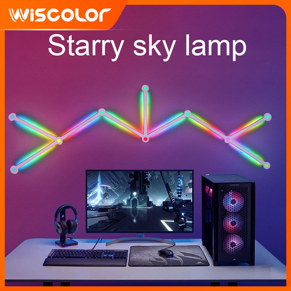 Home Decor Wall Molding - LED Smart DIY WIFI Wall Lamp