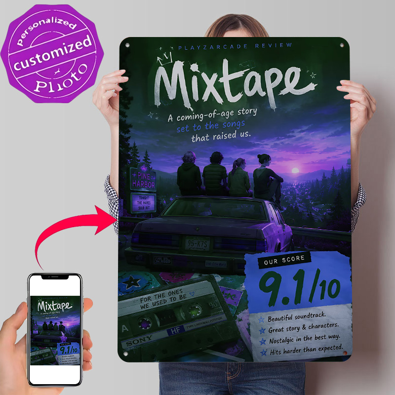Mixtape Game Review 3D Texture - Review Home Decor avaliação e preço