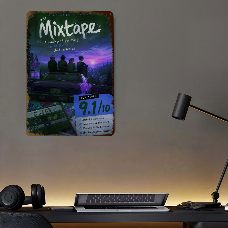 Mixtape Game Review 3D Texture - Review Home Decor avaliação e preço