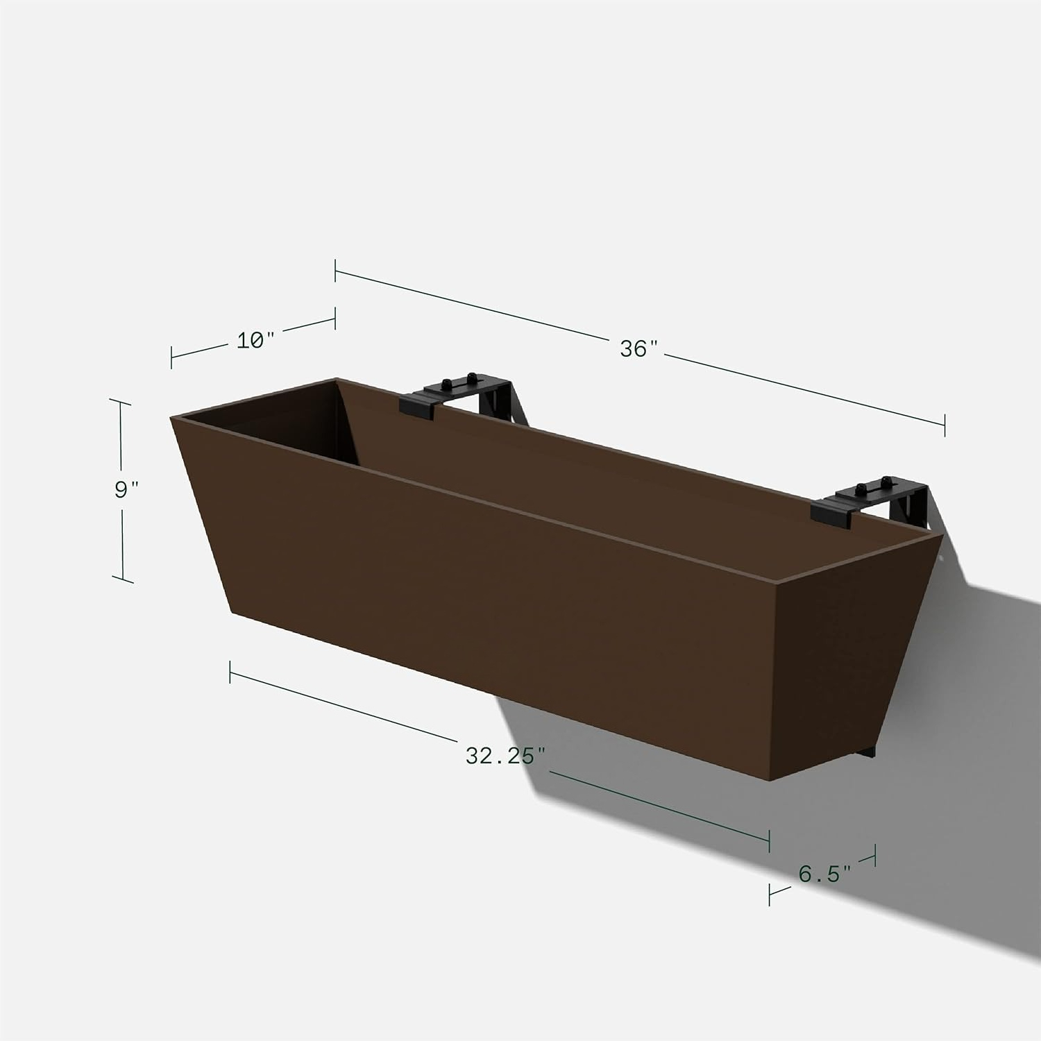 Railing Planter, Plastic Hangi - Succulent Planter Pot avaliação e preço