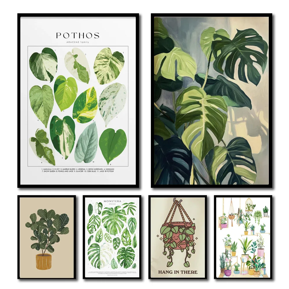 1pc Modern Houseplants Leaves  - Home Decor Design Interior avaliação e preço