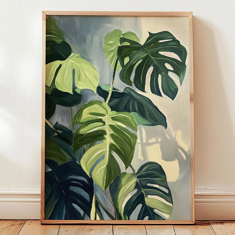 1pc Modern Houseplants Leaves  - Home Decor Design Interior avaliação e preço