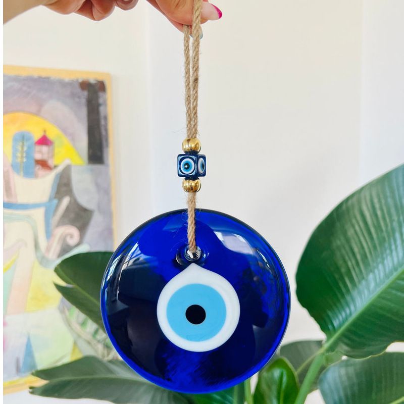 Türkiye Blue Eyes Gold Beads P - Home Decor Handicraft avaliação e preço