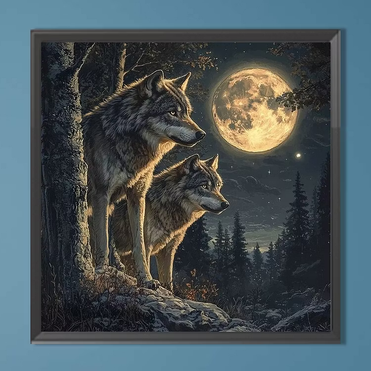 Under The Moon Wolf King Jigsa - Home Decor Under 500 avaliação e preço
