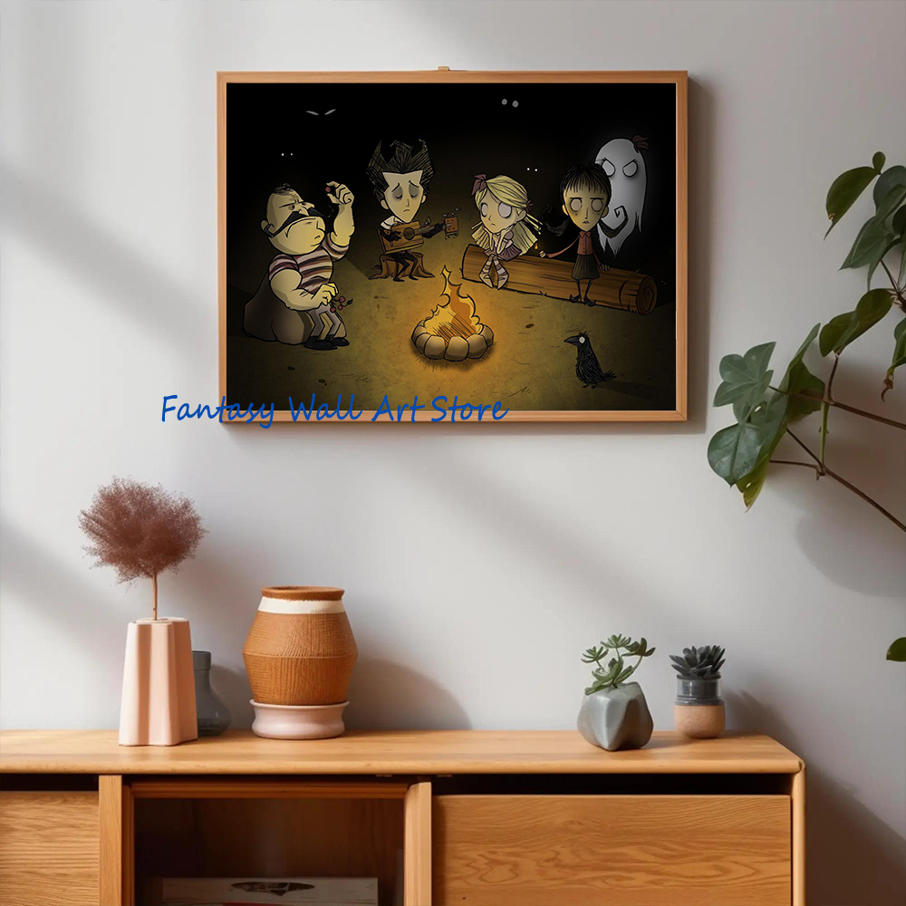 Don't Starve Gaming Poster Wil - Home Decor Mobile Game avaliação e preço