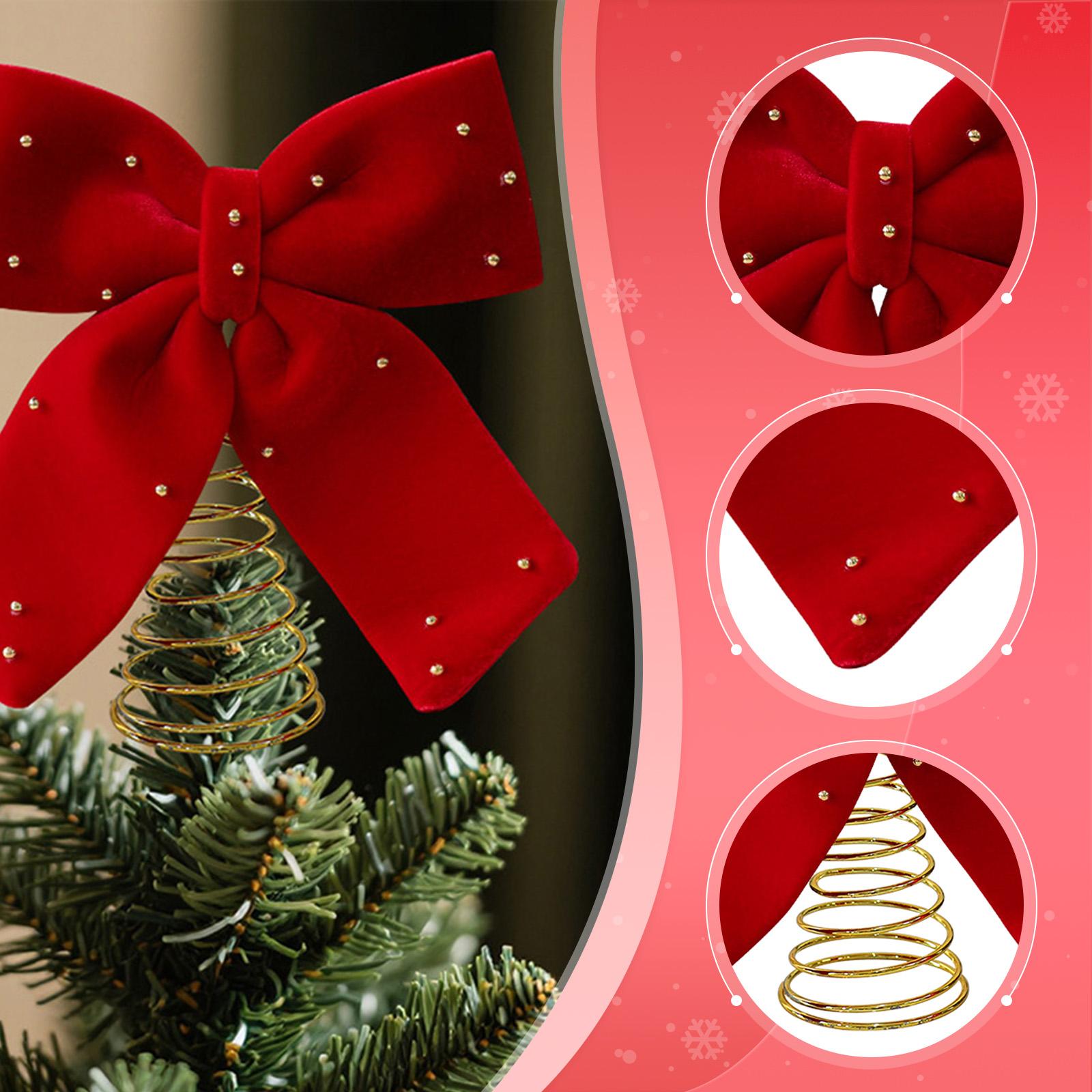 Elegant Red Bowknot Christmas  - Home Xmas Decor Ideas avaliação e preço