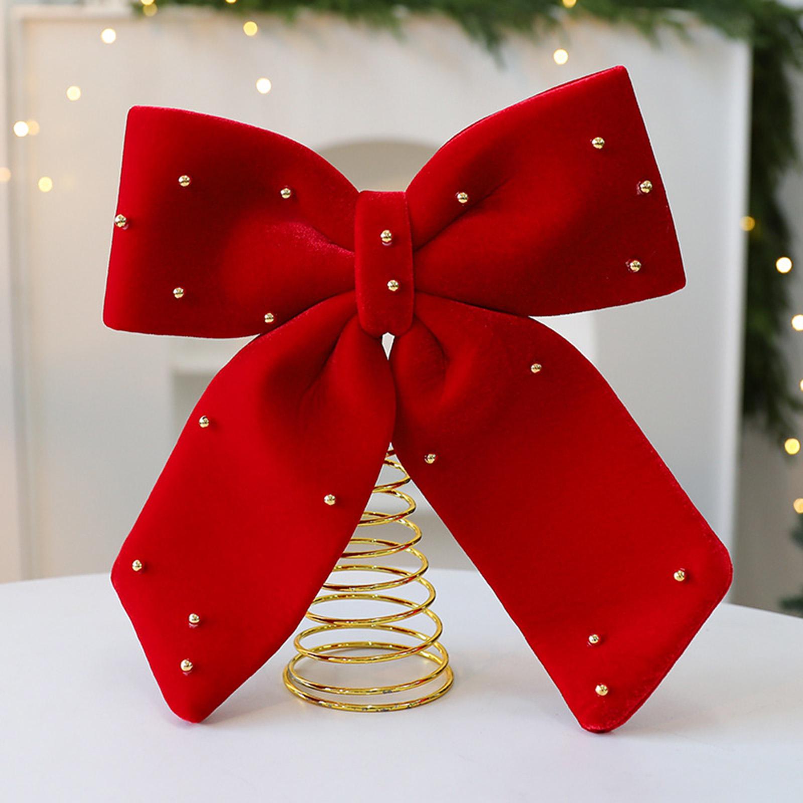 Elegant Red Bowknot Christmas  - Home Xmas Decor Ideas avaliação e preço
