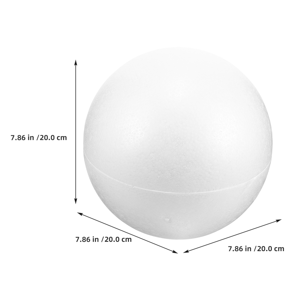 Foam 20cm White DIY Wedding De - Home Decor Handicraft avaliação e preço