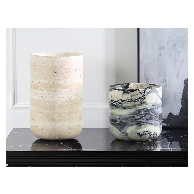 Customized Natural Marble Vase - Home Decor Vase avaliação e preço