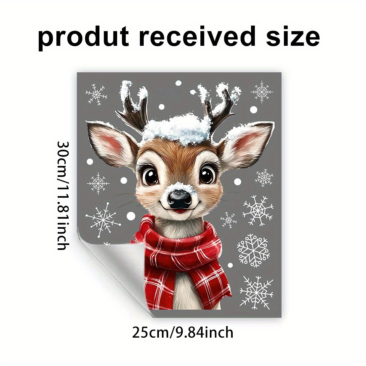 1pc Christmas Scarf Snowflake  - Home Decor Window Blinds avaliação e preço