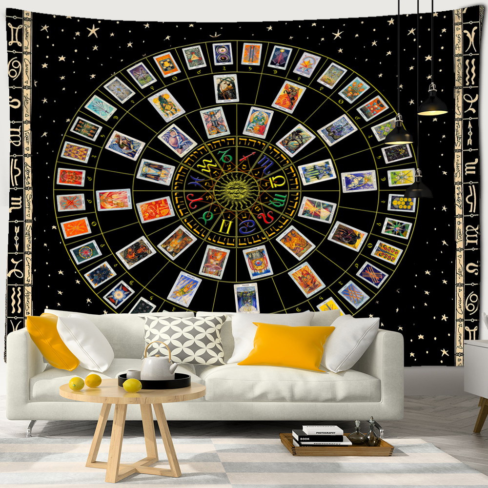Mandala Tarot Tapestry Wall Ha - Home Decor Hippie avaliação e preço