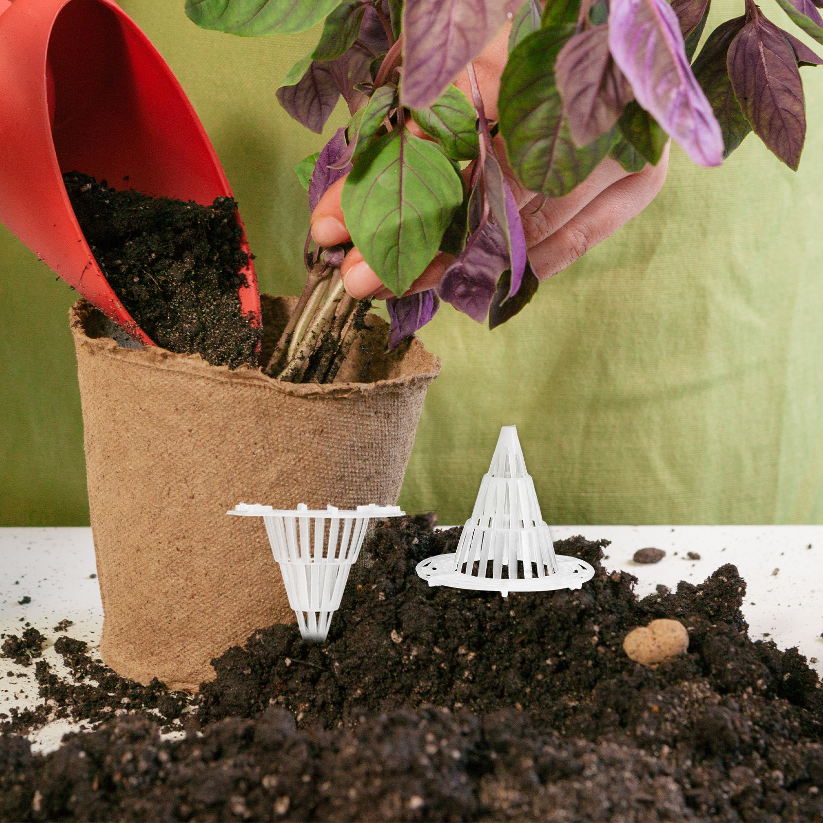 50Pcs Flowerpot Mesh Pads Plas - Succulent Planter Pot avaliação e preço