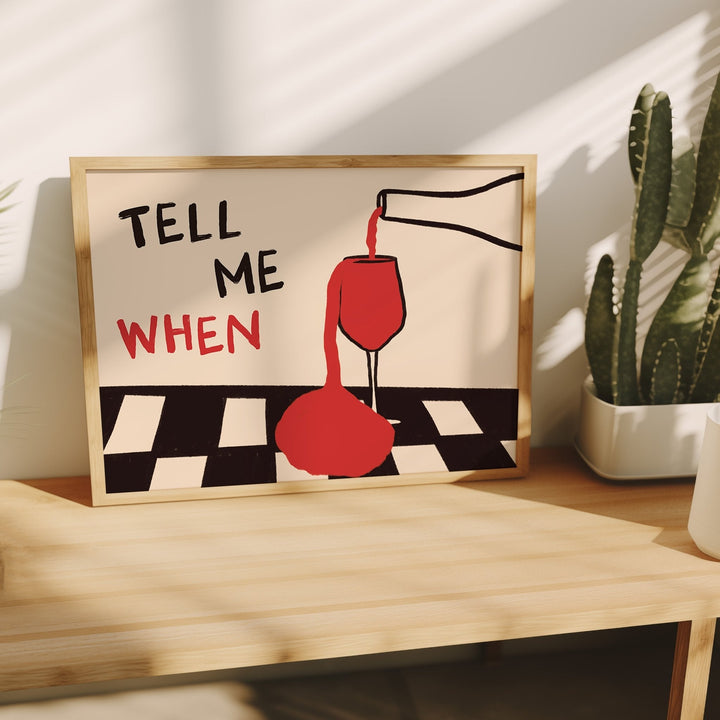 Vintage Tell Me When Drink Can - Home Decor Design Interior avaliação e preço