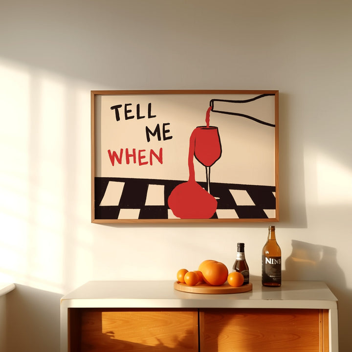 Vintage Tell Me When Drink Can - Home Decor Design Interior avaliação e preço