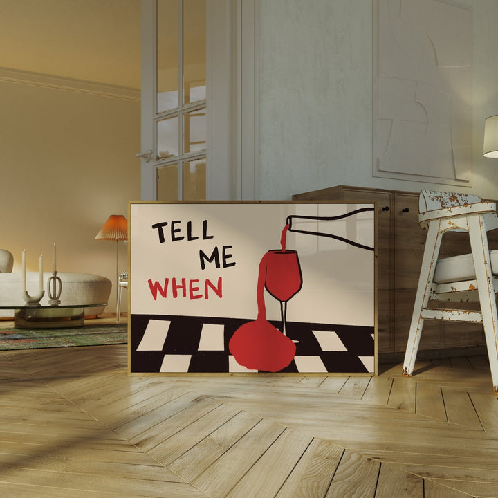 Vintage Tell Me When Drink Can - Home Decor Design Interior avaliação e preço