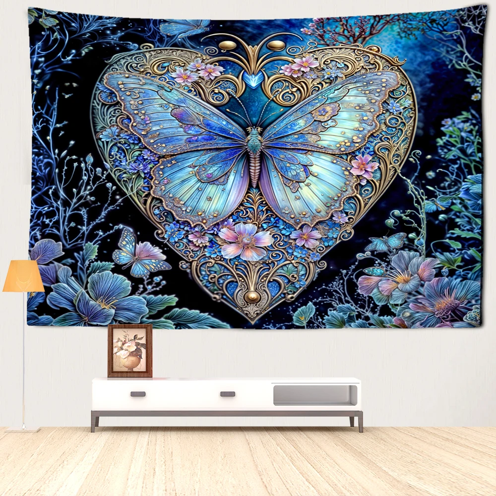 Dreamy Love Butterfly Tapestry - Home Decor Hippie avaliação e preço