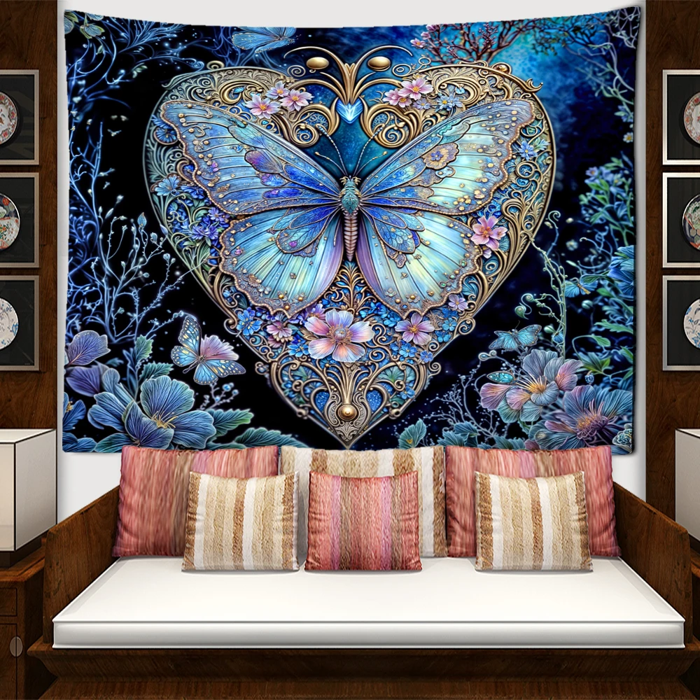 Dreamy Love Butterfly Tapestry - Home Decor Hippie avaliação e preço