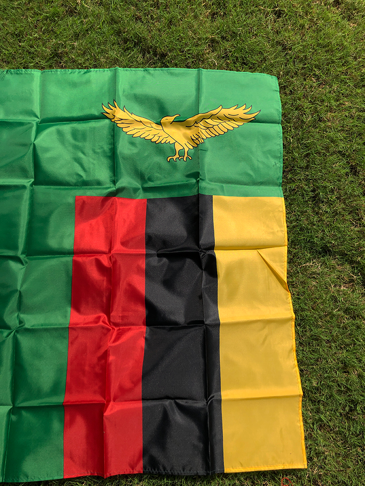 SKY FLAG Zambia Flag 90x150cm  - Home Decor Zambia avaliação e preço