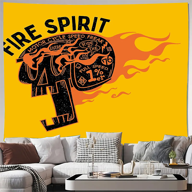 Vintage Motorcycle Wall Tapest - Home Decor Hippie avaliação e preço