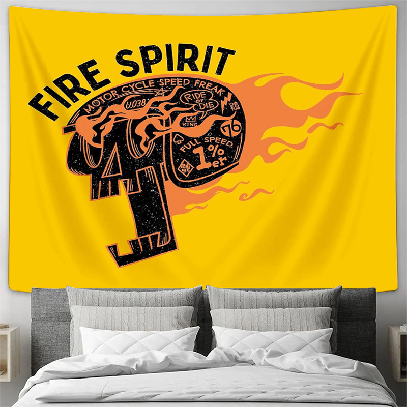 Vintage Motorcycle Wall Tapest - Home Decor Hippie avaliação e preço