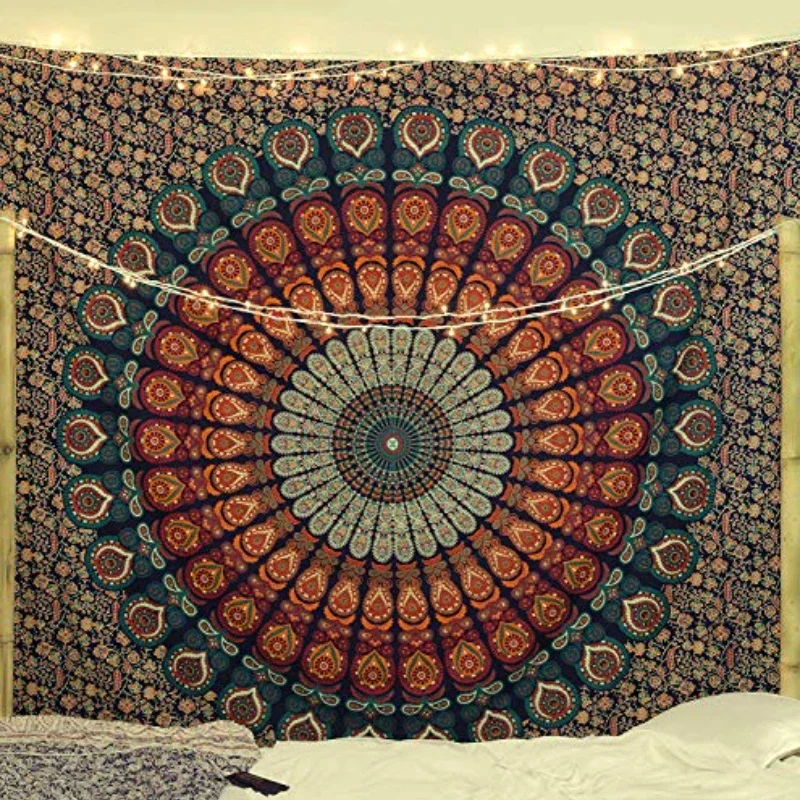 Hippie Mandala Tapestrys India - Home Decor Hippie avaliação e preço