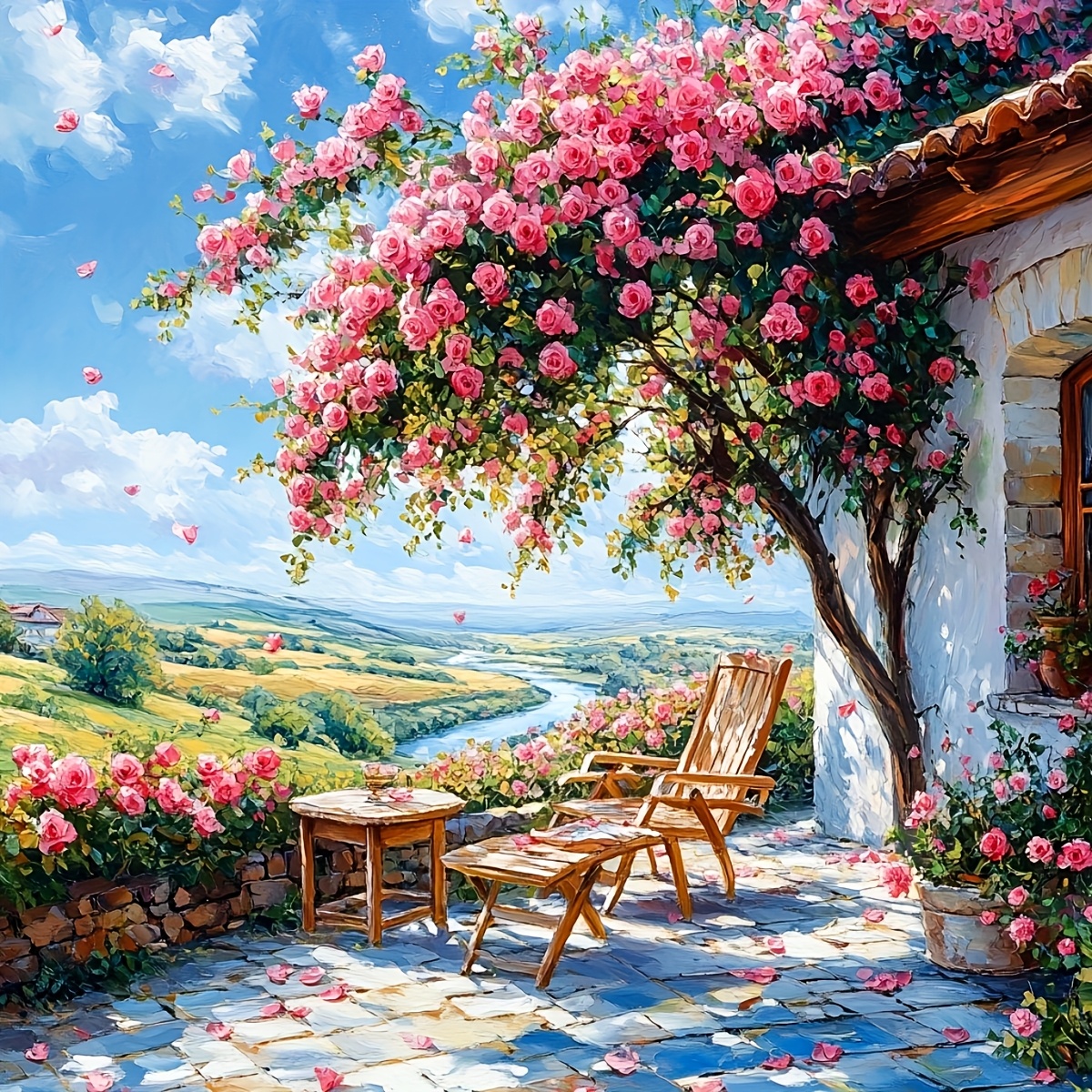 Leisure Time Under The Flower  - Home Decor Under 500 avaliação e preço