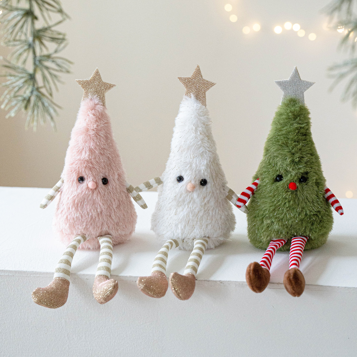 Christmas Plush Tree Doll Deco - Home Xmas Decor Ideas avaliação e preço