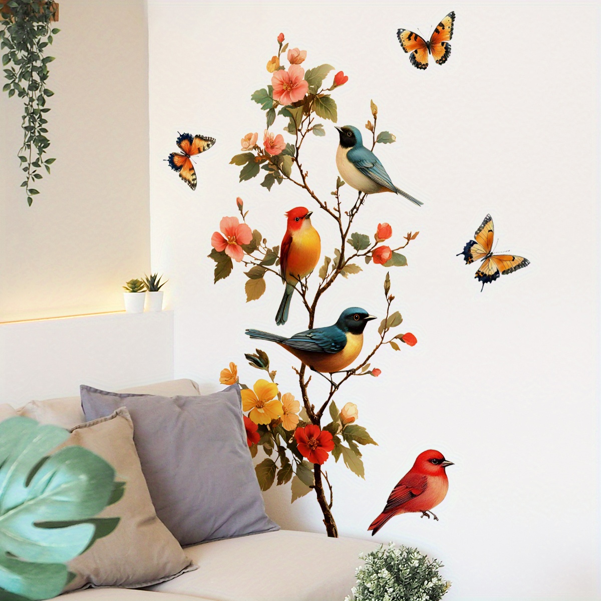 1 Piece of Pastoral Flower and - Home Decor Window Blinds avaliação e preço