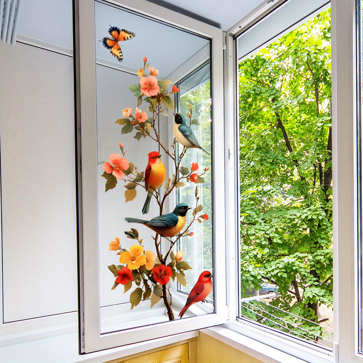 1 Piece of Pastoral Flower and - Home Decor Window Blinds avaliação e preço