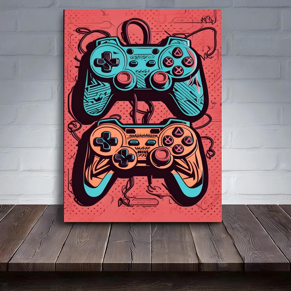 Retro Mobile Game Poster PC Ho - Home Decor Mobile Game avaliação e preço