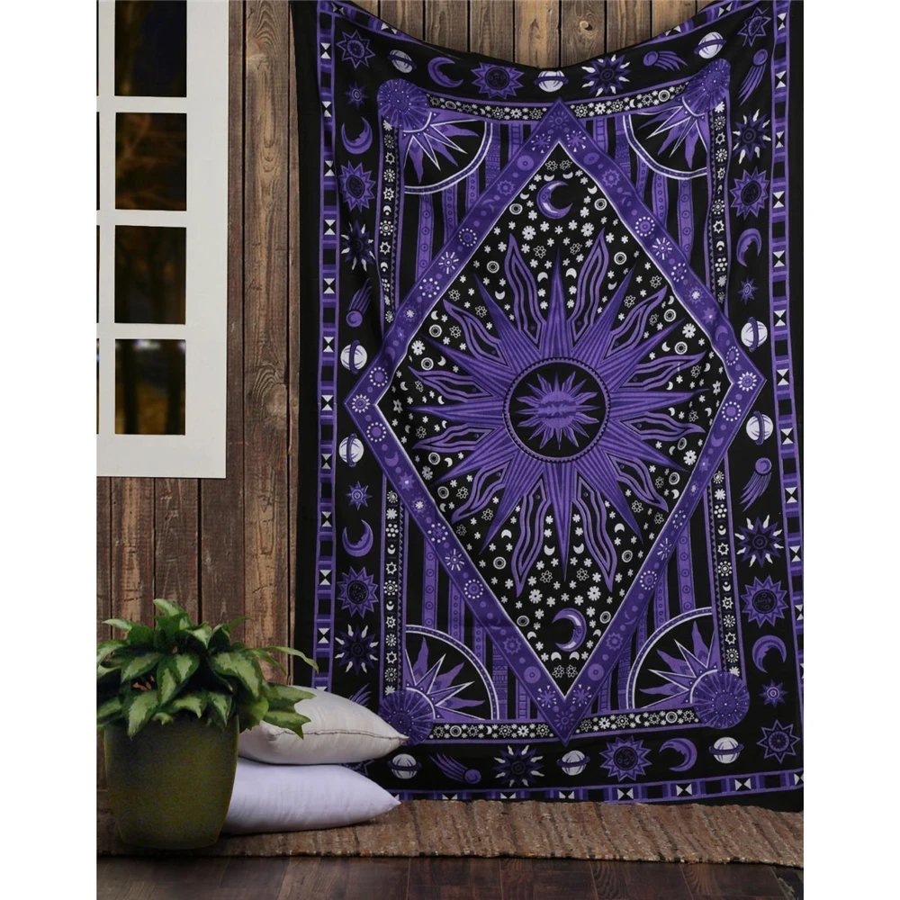 Indian Tarot Divination Mandal - Home Decor Hippie avaliação e preço