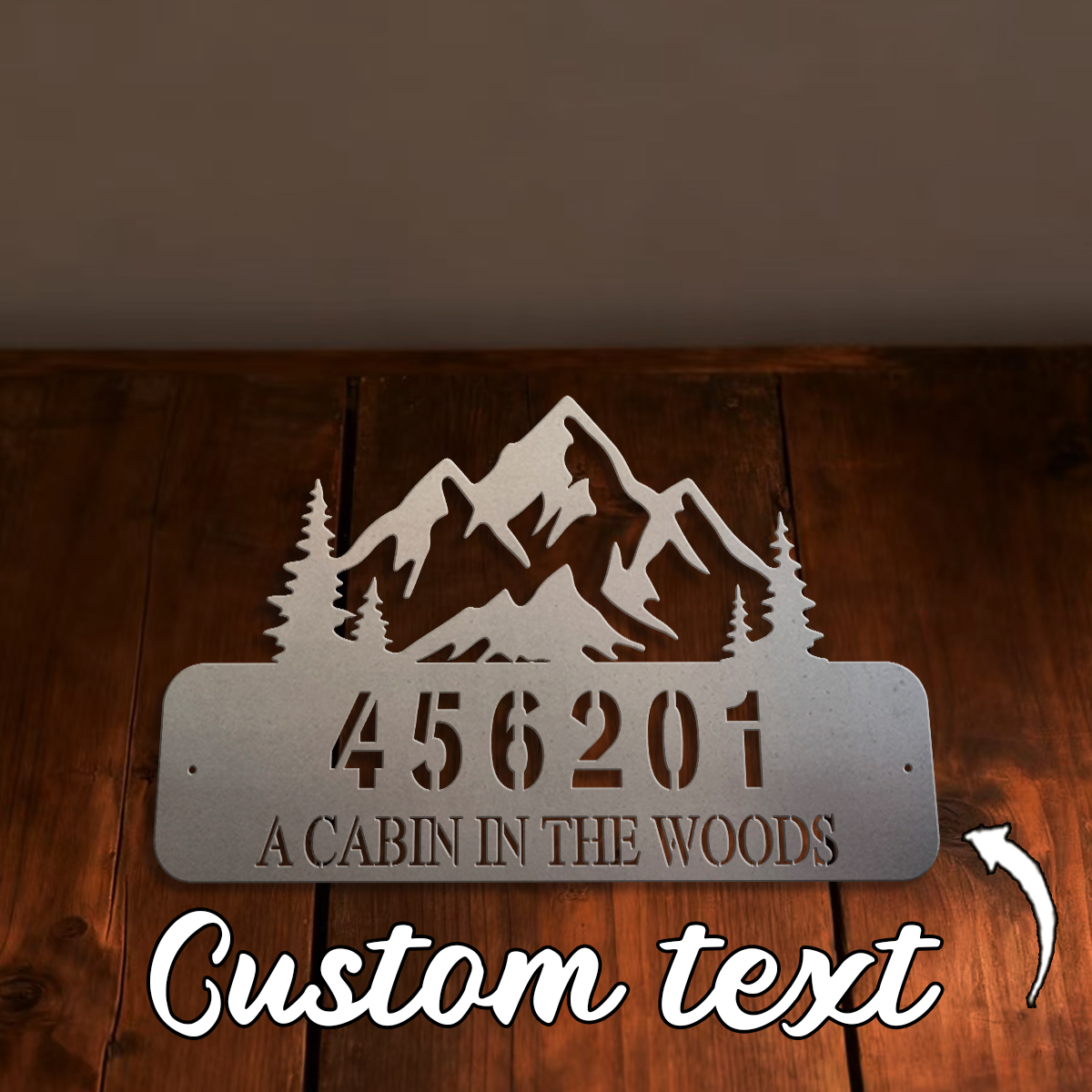 Custom mountain range Metal Wa - Home Decor Range avaliação e preço