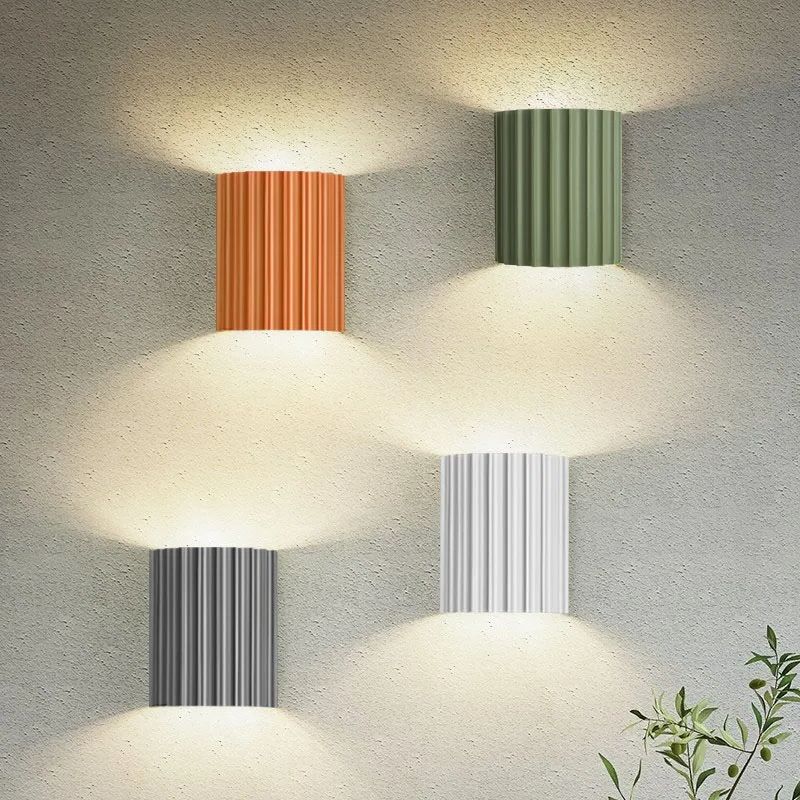 Modern Wall Lamp LED Macaron R - Home Decor Wall Molding avaliação e preço
