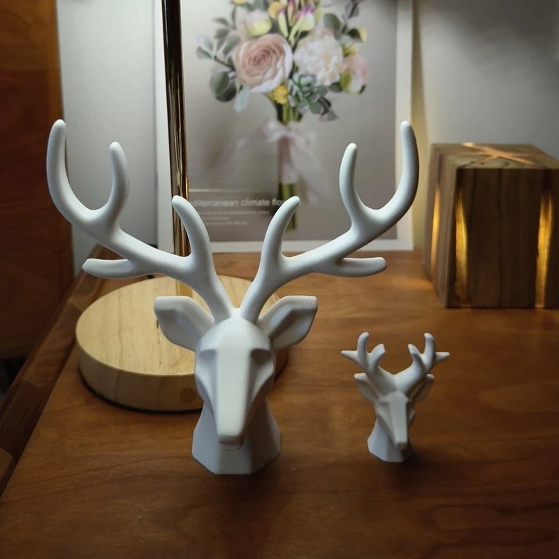 2 Pieces of Deer Antlers Ornam - Home Decor Handicraft avaliação e preço