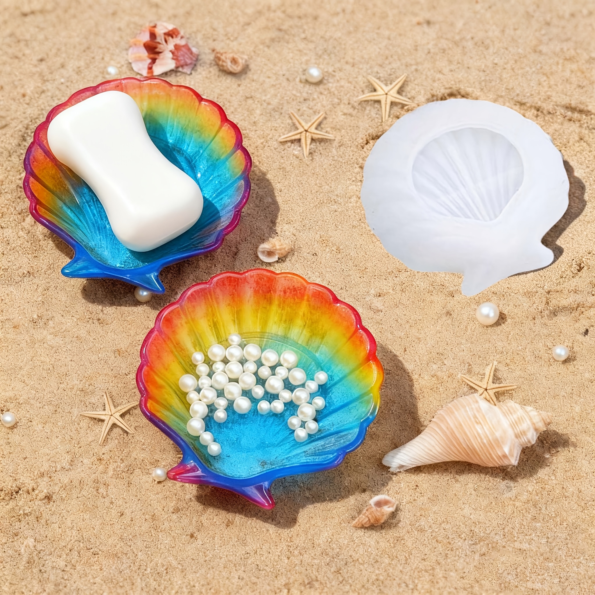 1 piece of silicone shell resi - Home Decor Handicraft avaliação e preço