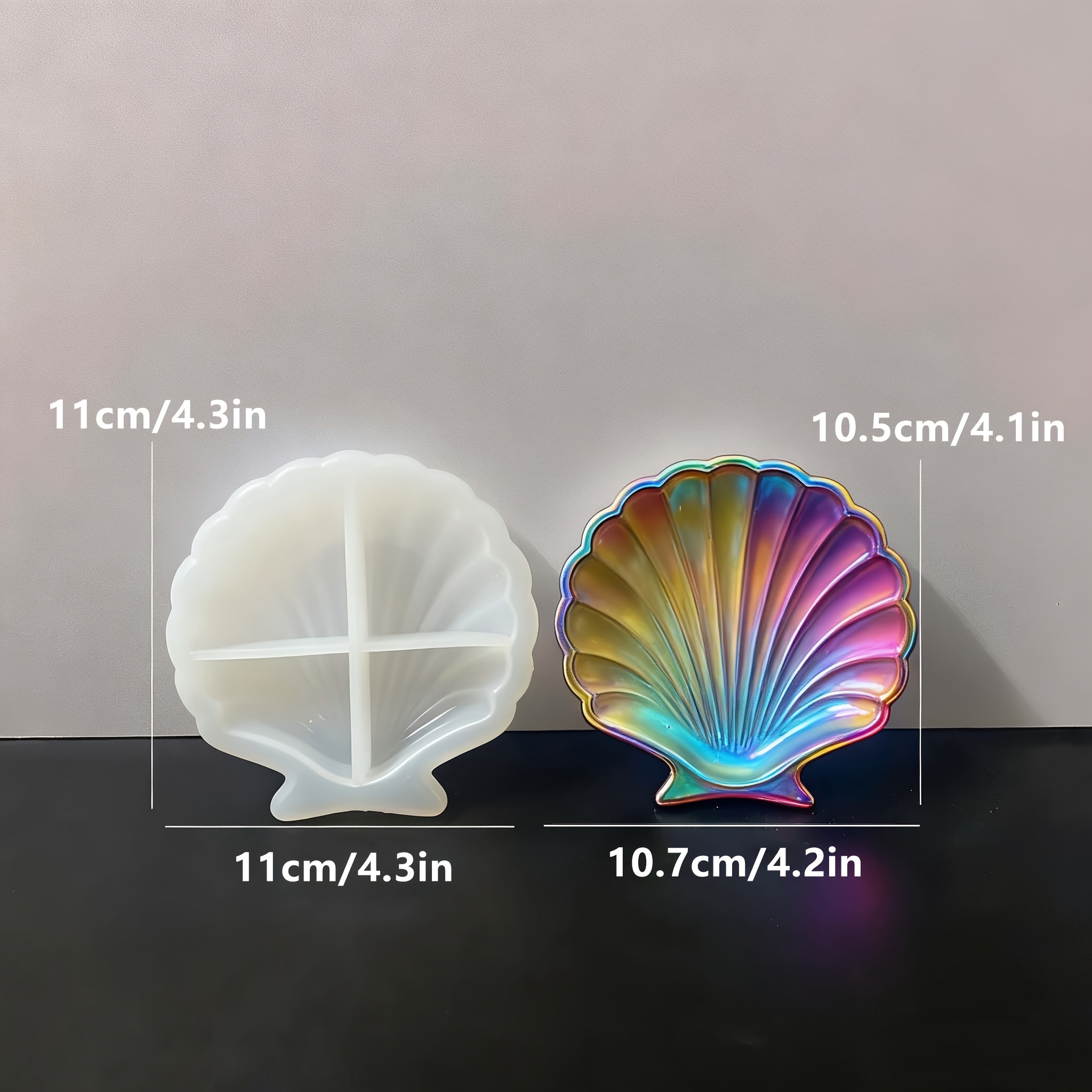 1 piece of silicone shell resi - Home Decor Handicraft avaliação e preço
