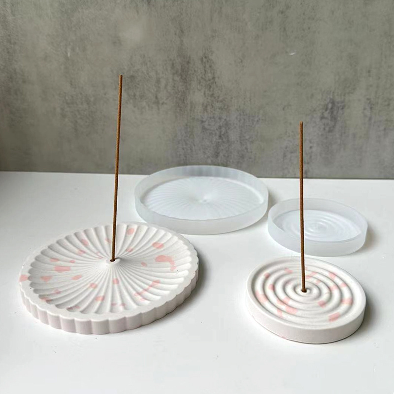 1 Silicone Incense Tray Mold,  - Home Decor Handicraft avaliação e preço