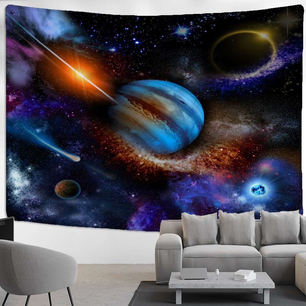 Astronaut Planet Tapestry Wall - Home Decor Hippie avaliação e preço