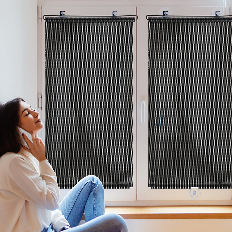 Window Roller Blinds Suction C - Home Decor Window Blinds avaliação e preço