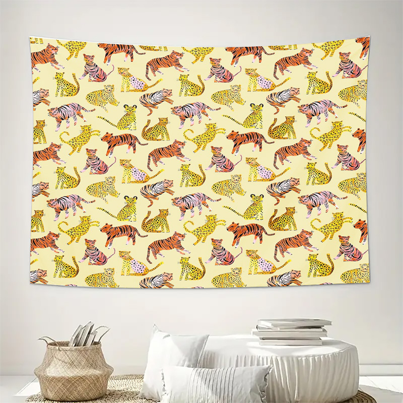 Tiger Wall Tapestry Jungle Ani - Home Decor Hippie avaliação e preço