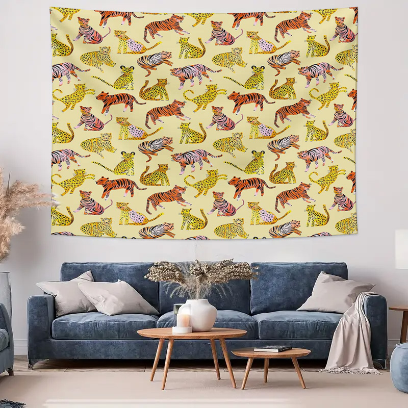 Tiger Wall Tapestry Jungle Ani - Home Decor Hippie avaliação e preço