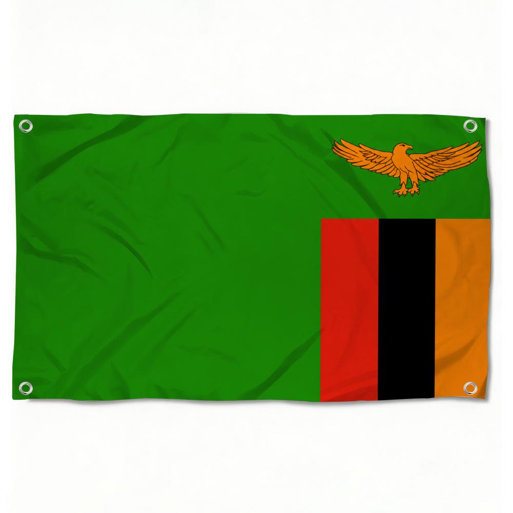 Zambia Flags Custom Wall Hangi - Home Decor Zambia avaliação e preço