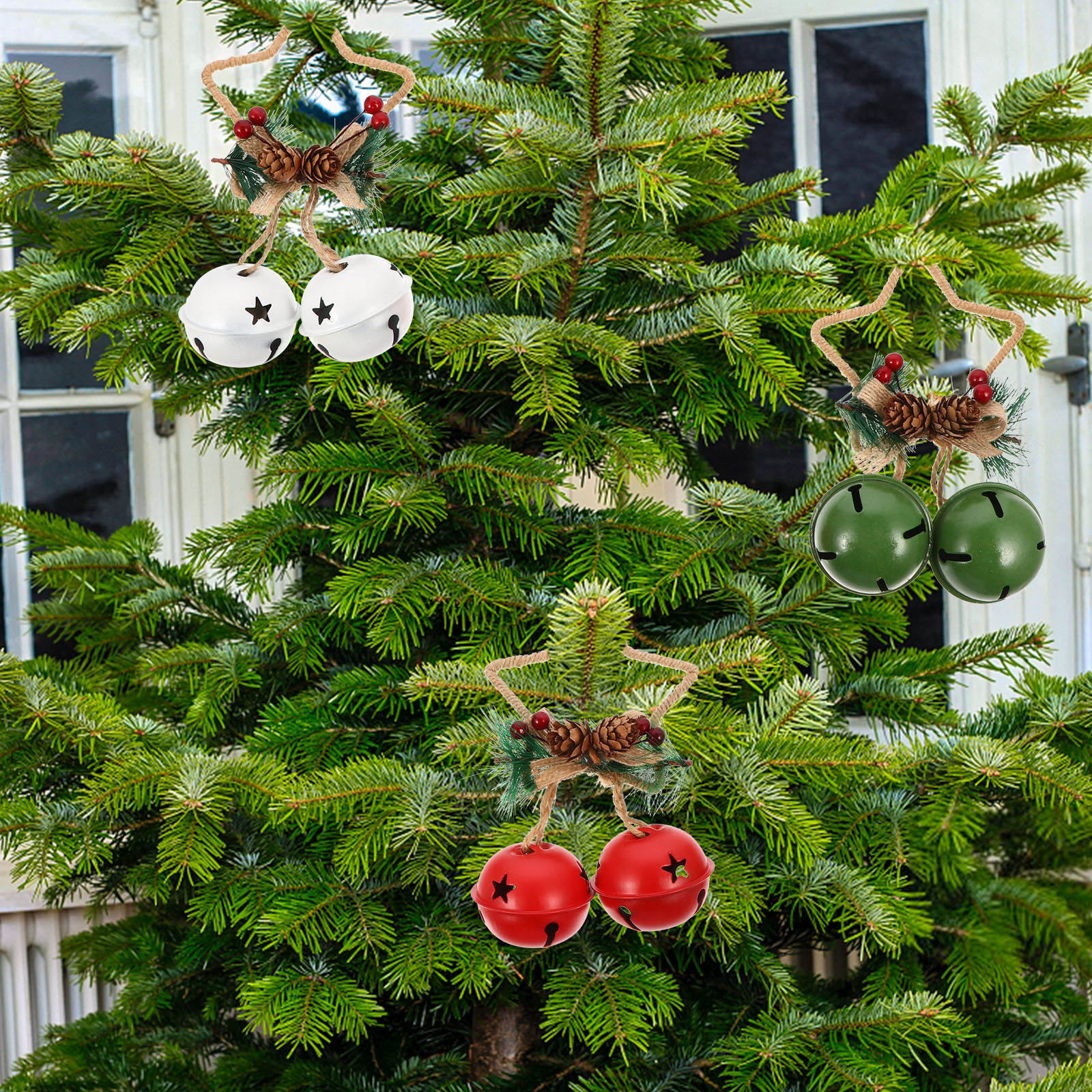 2Pcs Five-Pointed Star Christm - Home Xmas Decor Ideas avaliação e preço