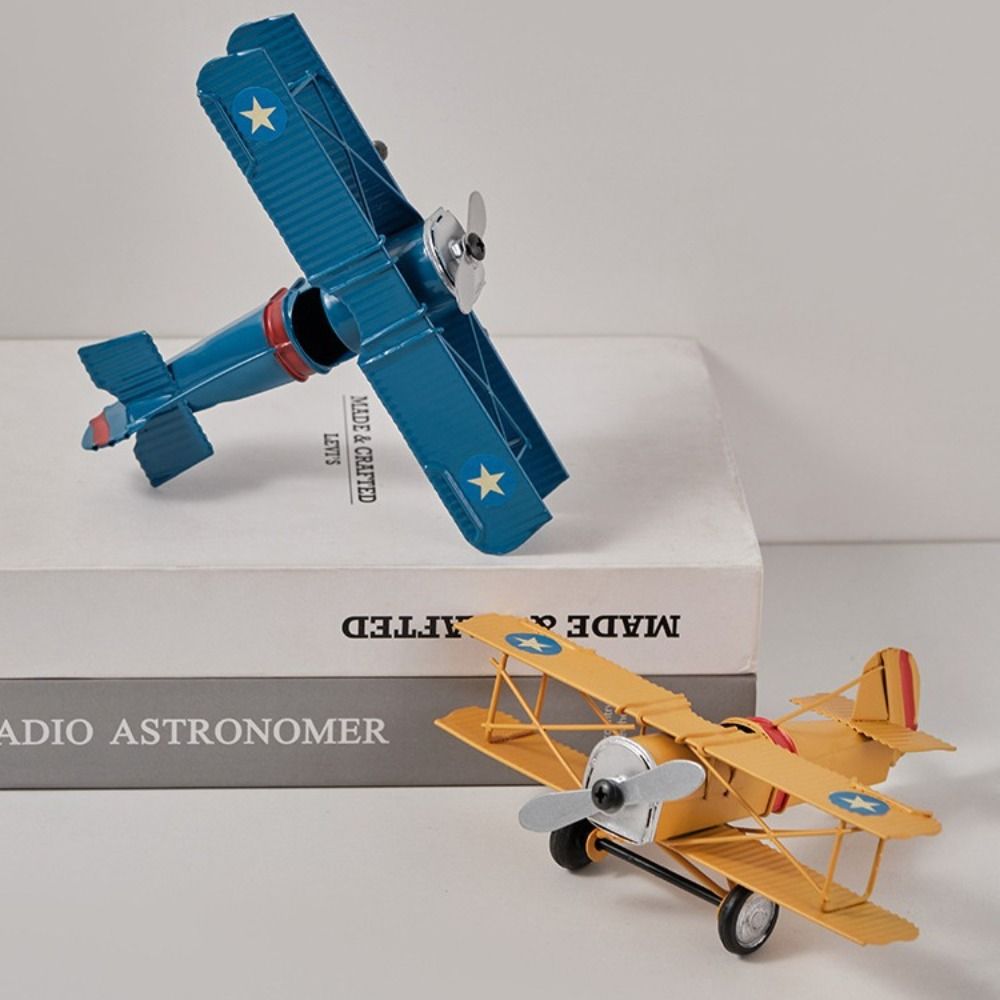 Retro Iron Vintage Airplane Mo - Home Decor Handicraft avaliação e preço