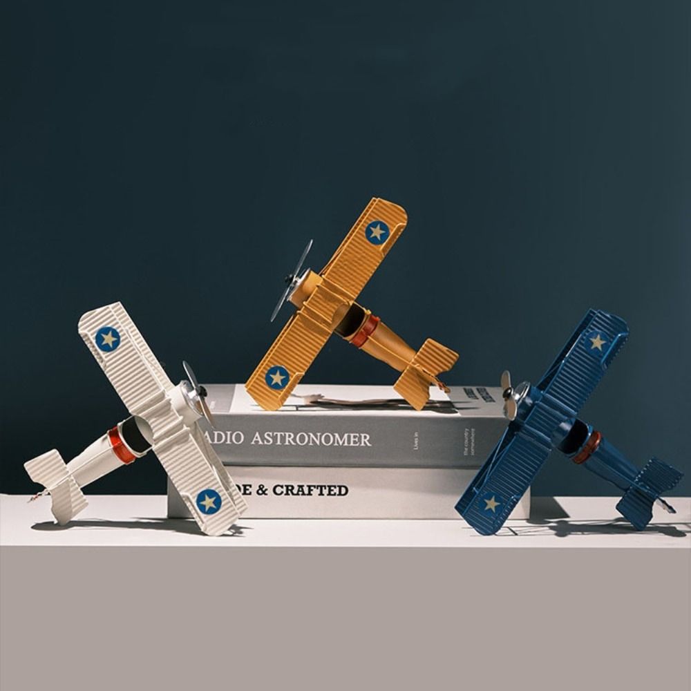 Retro Iron Vintage Airplane Mo - Home Decor Handicraft avaliação e preço