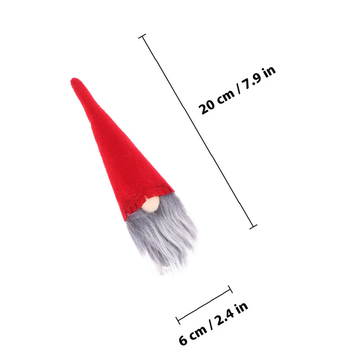 6Pcs Festive Christmas Hat Bot - Home Xmas Decor Ideas avaliação e preço