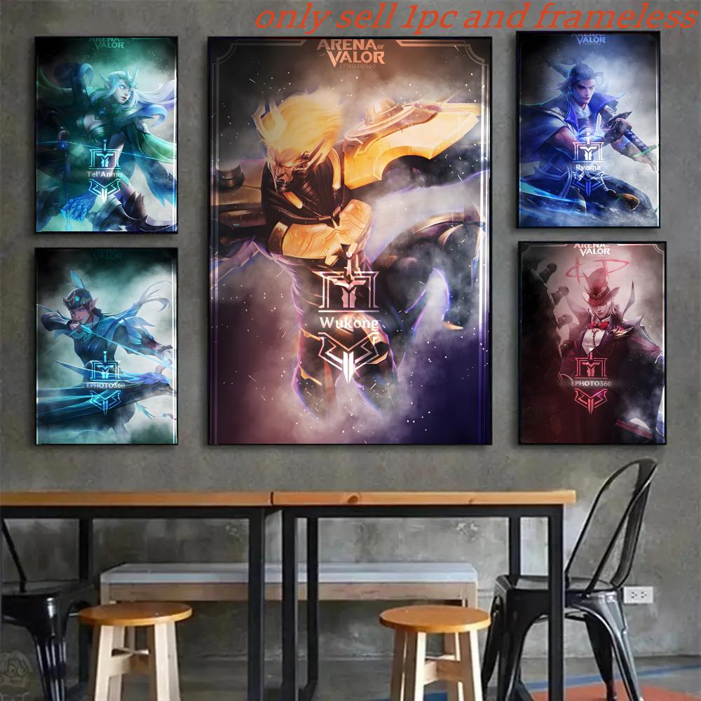 Poster Art painting with print - Home Decor Mobile Game avaliação e preço